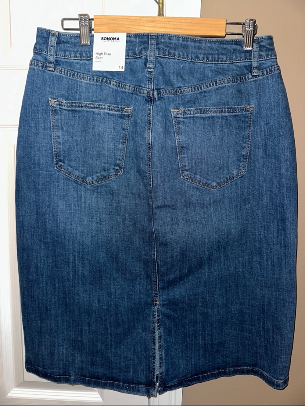 Sonoma Blue Denim Midi Skirt - Picture 7 of 12